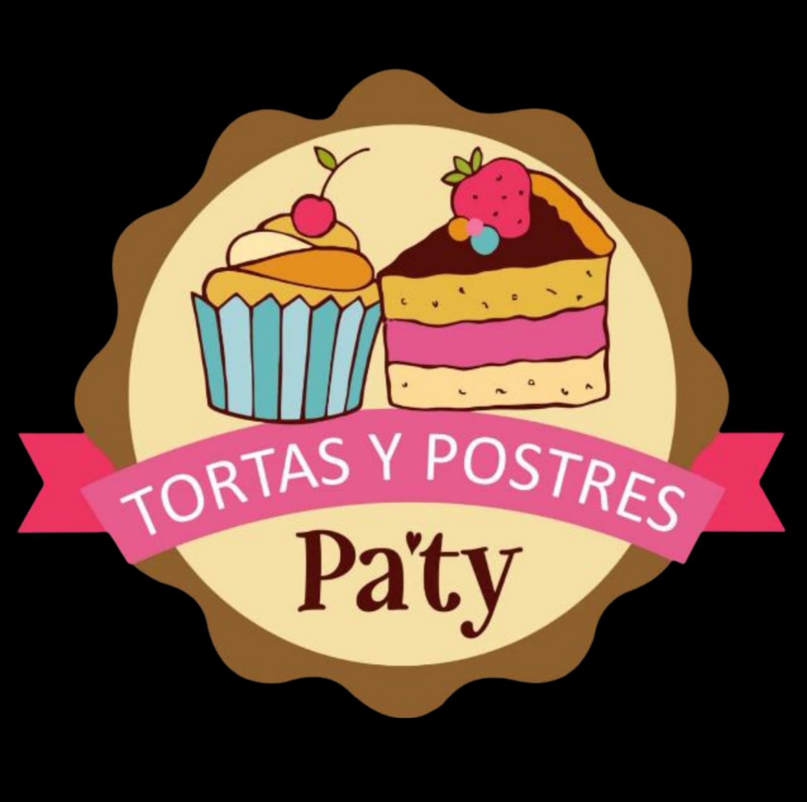 Logo Tortas y Postres Pa'Ti